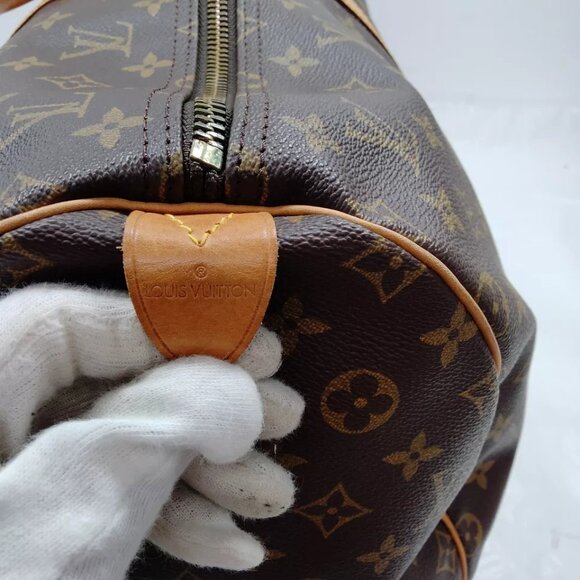 Louis Vuitton LV Boston Bag Keepall 55 Brown Monogram 809-012125 - Picture 9 of 9